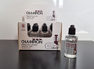 Champion Synthetic Valve Oil Light