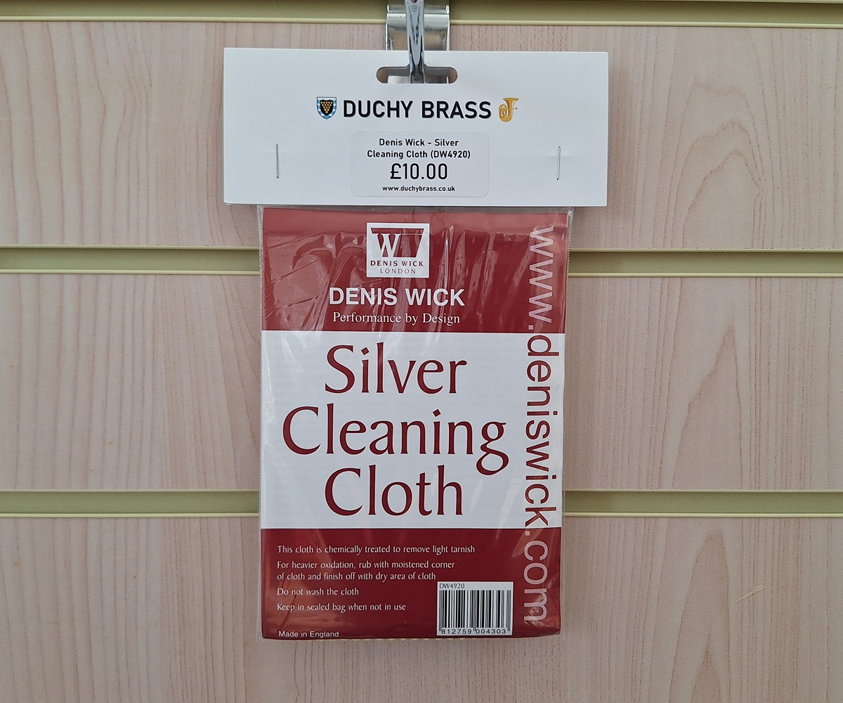 Denis Wick Silver Cleaning Cloth Duchy Brass Instruments for Sale